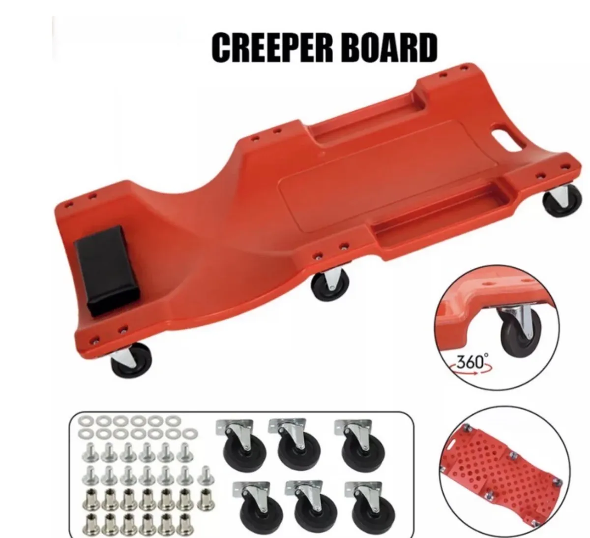 40” inch Rolling Mechanics Creeper Board NEW - Image 3
