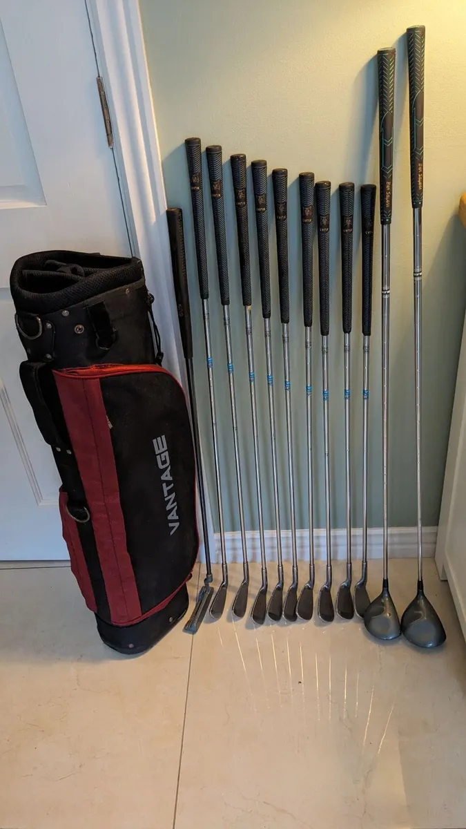 Full set of Golf Clubs with Golf Bag. - Image 3