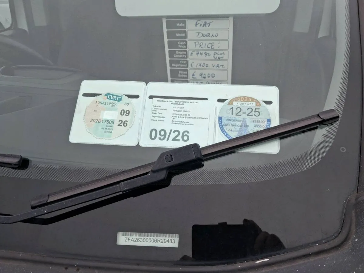 202 FIAT DOBLO 1.3  95 HP  CARGO SX - Image 4