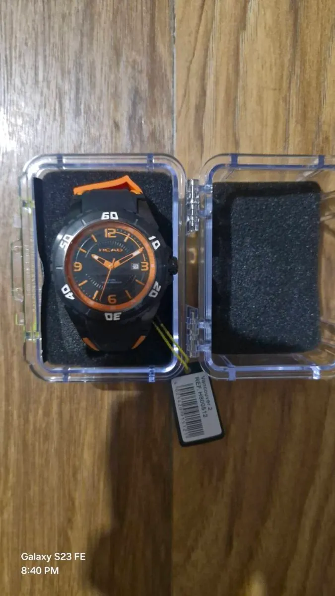 Vancouver 2 46mm Black sports watch by Head, new w - Image 4