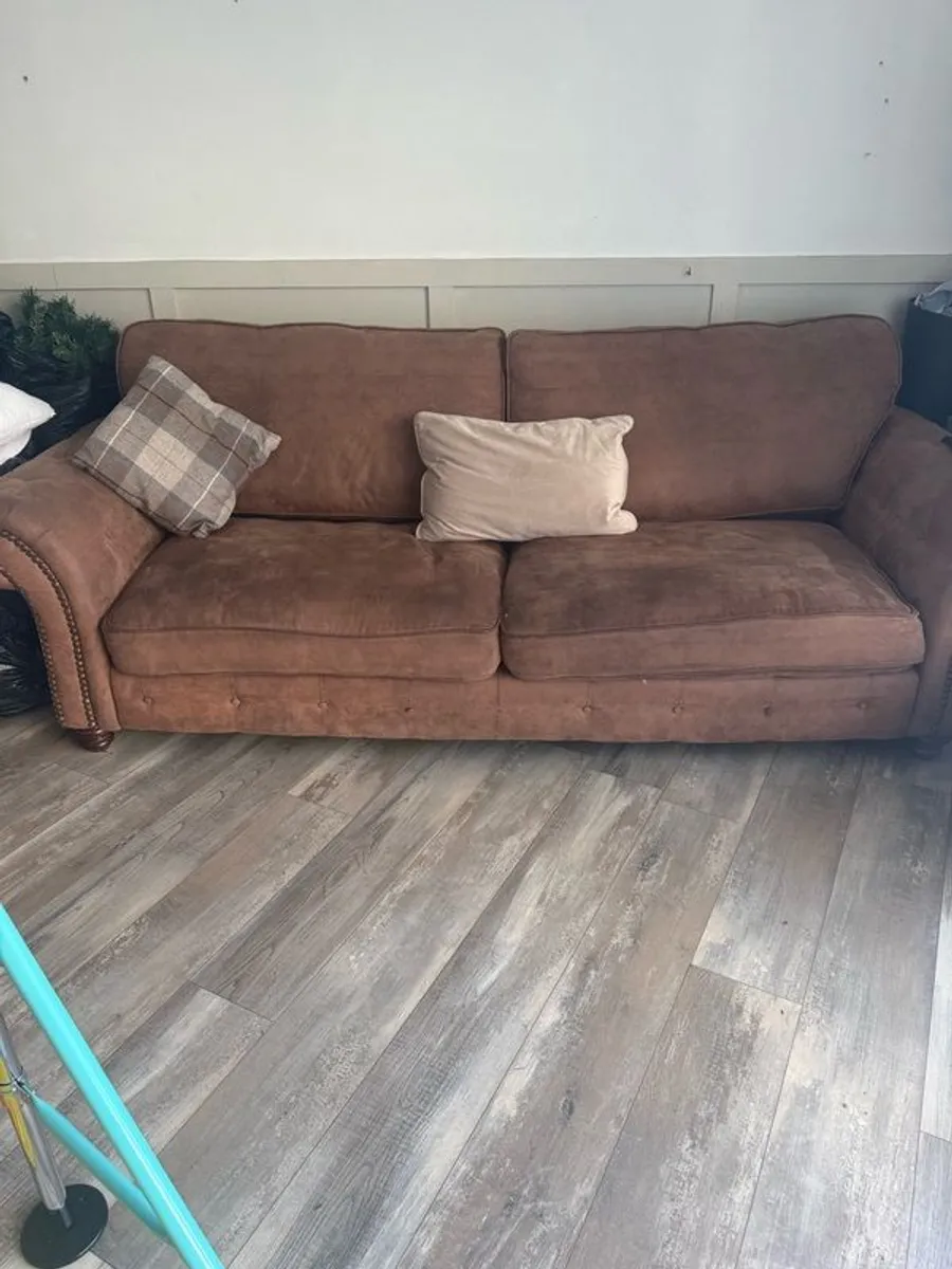 3 seater and armchair - Image 2