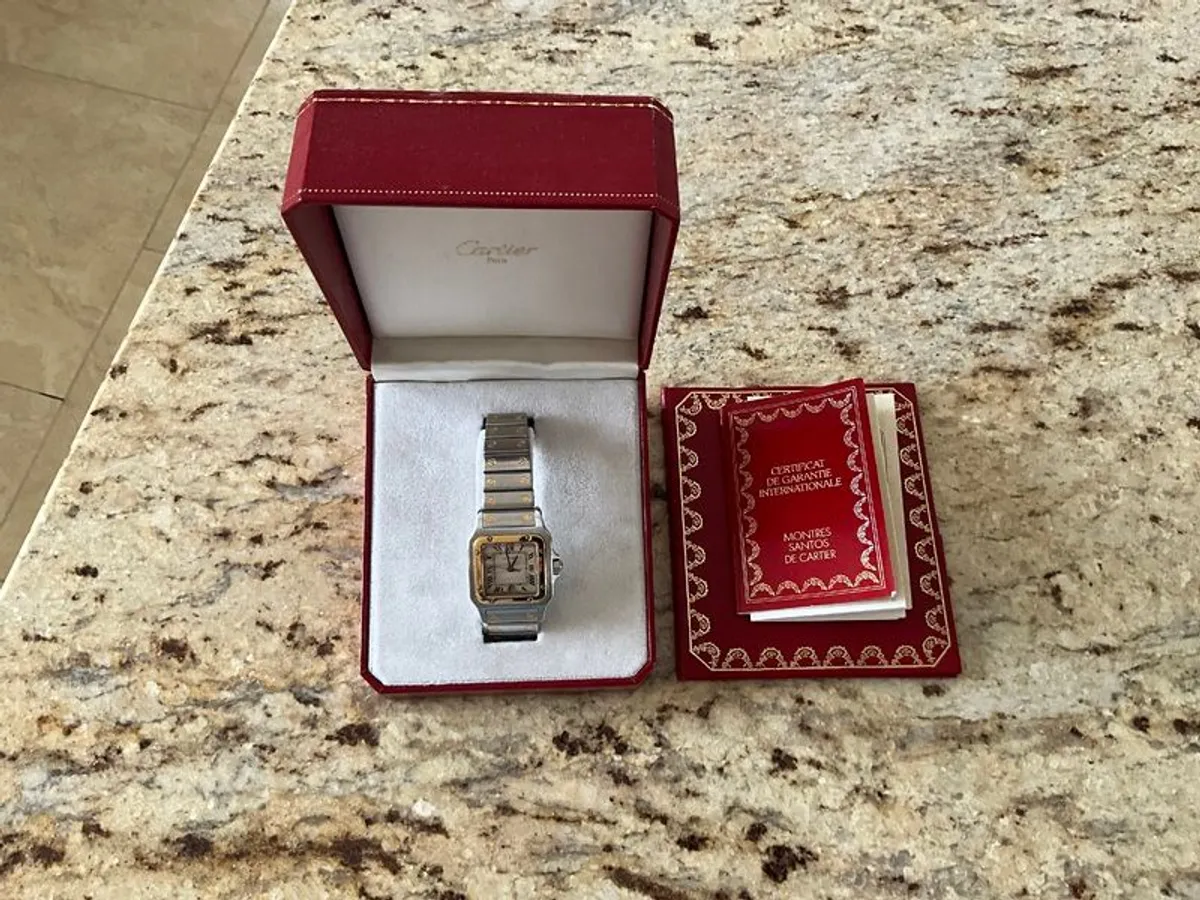 Watch Cartier Santos Galbee steel/Gold