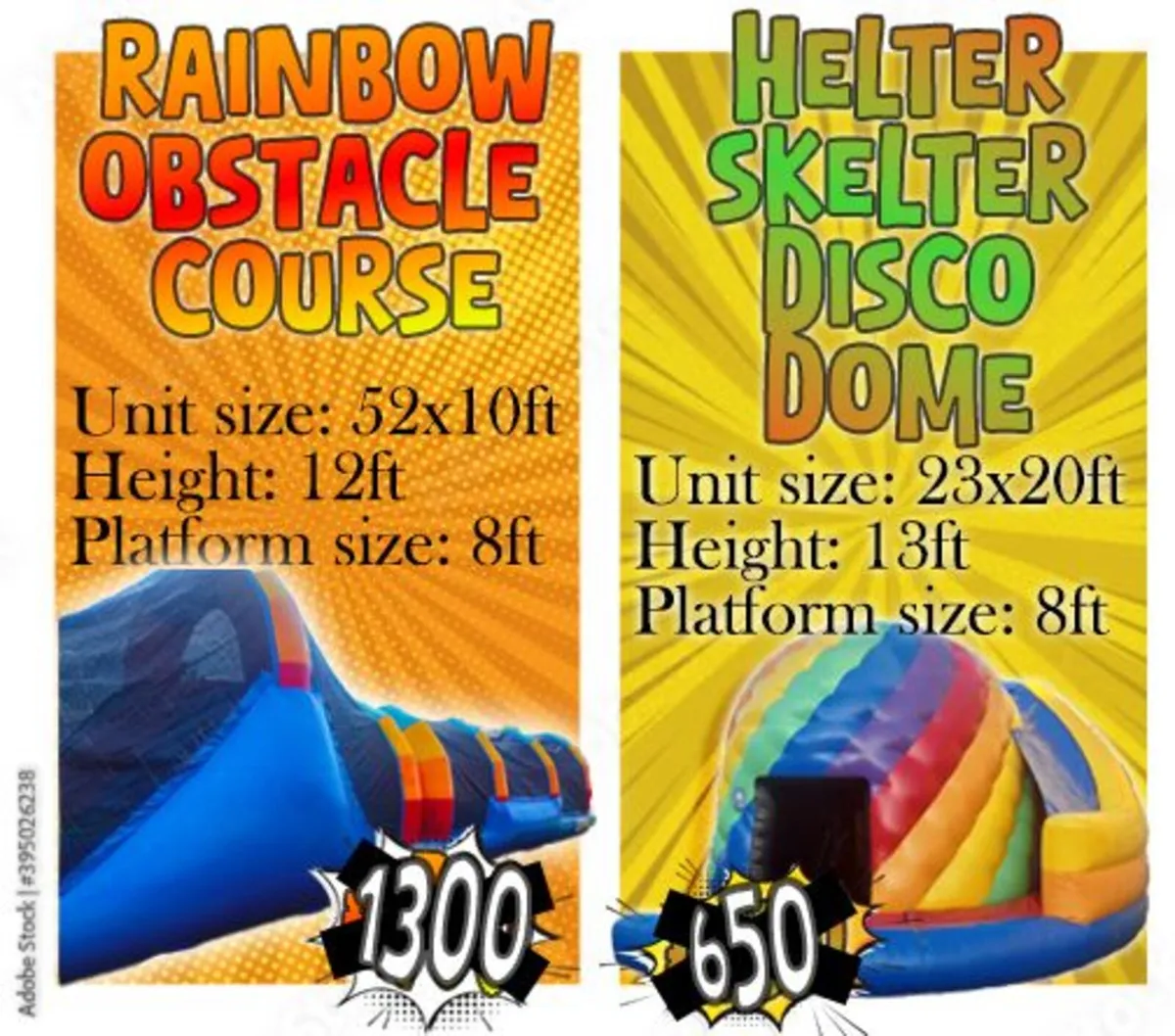 SALE! Bouncy Castle €650 & Obstacle Course €1300 - Image 1