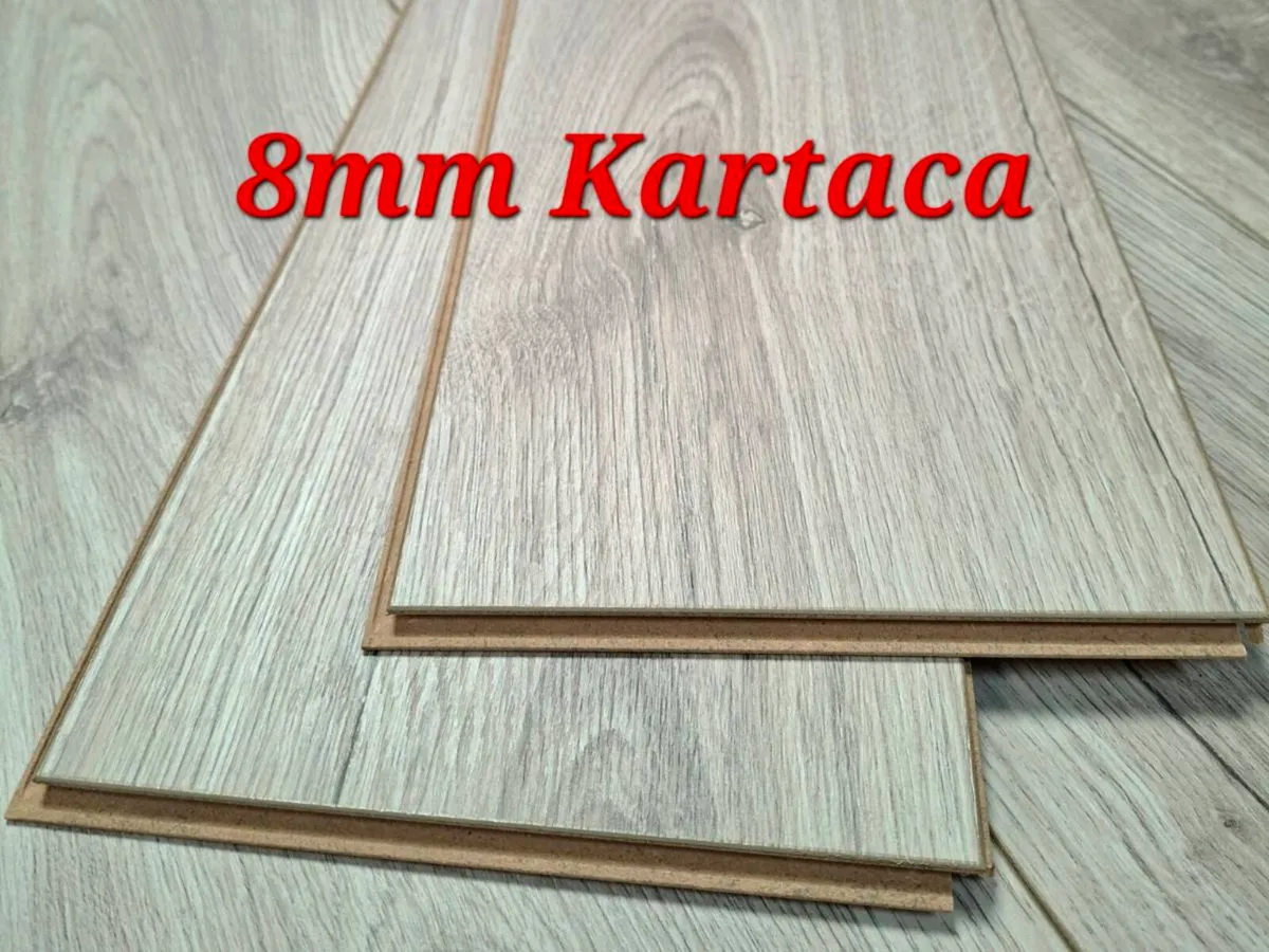 New 8mm Matt Laminated Flooring | 5 × Colours - Image 1