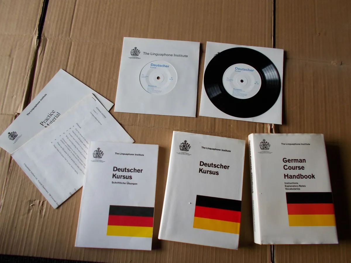 German Linguaphone Vinyl Set - Image 3