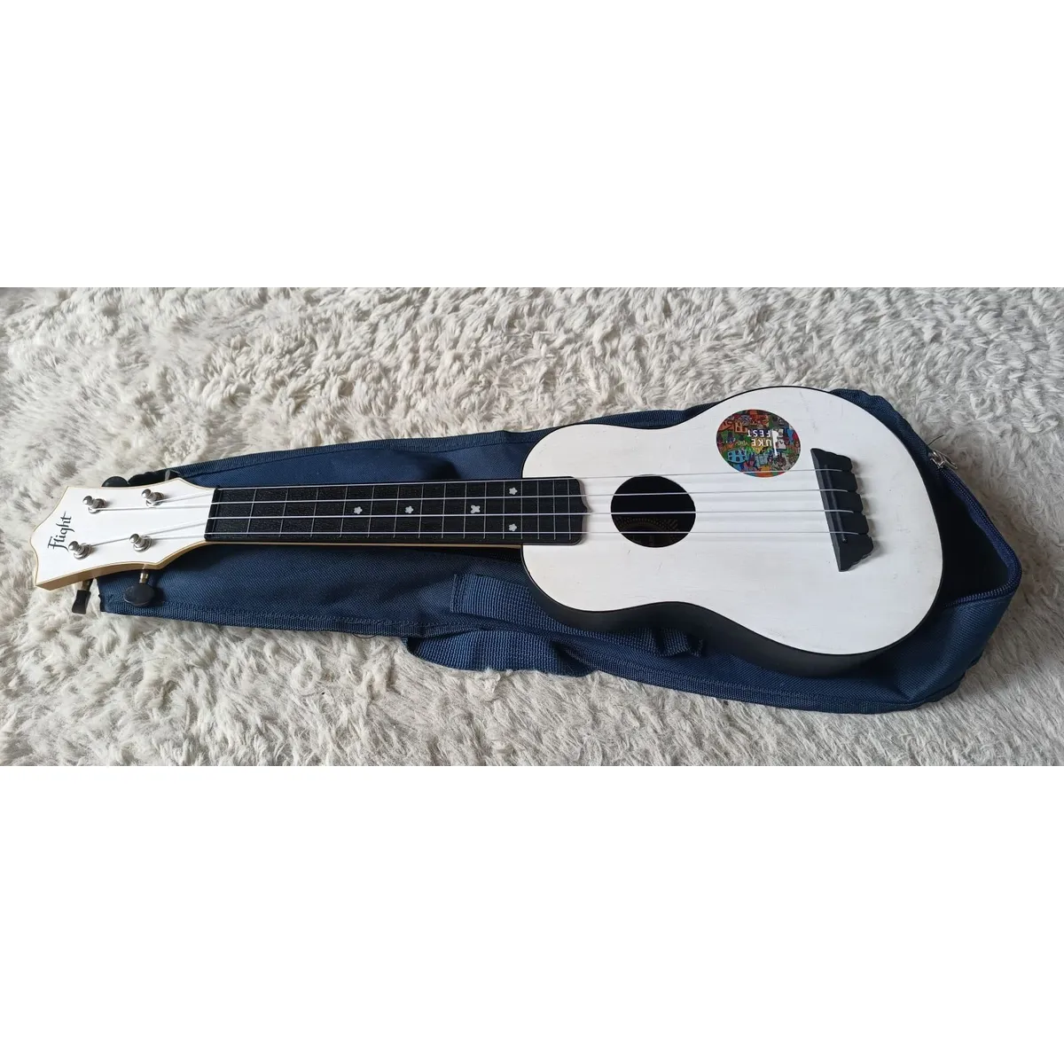 Flight TUS‑35 WH Travel Series Soprano Ukulele - Image 1