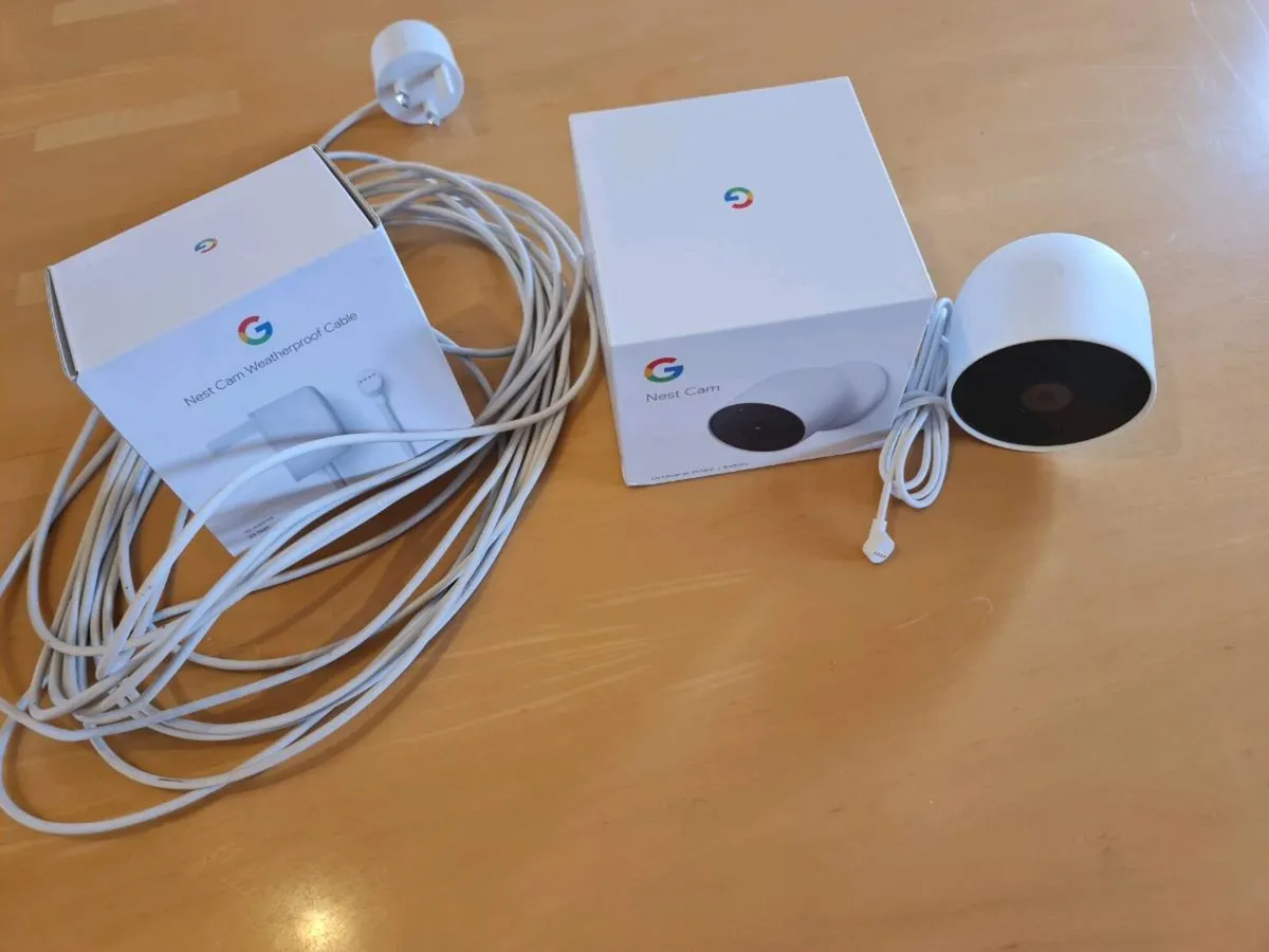 Google Nest Camera and extended cable - Image 1