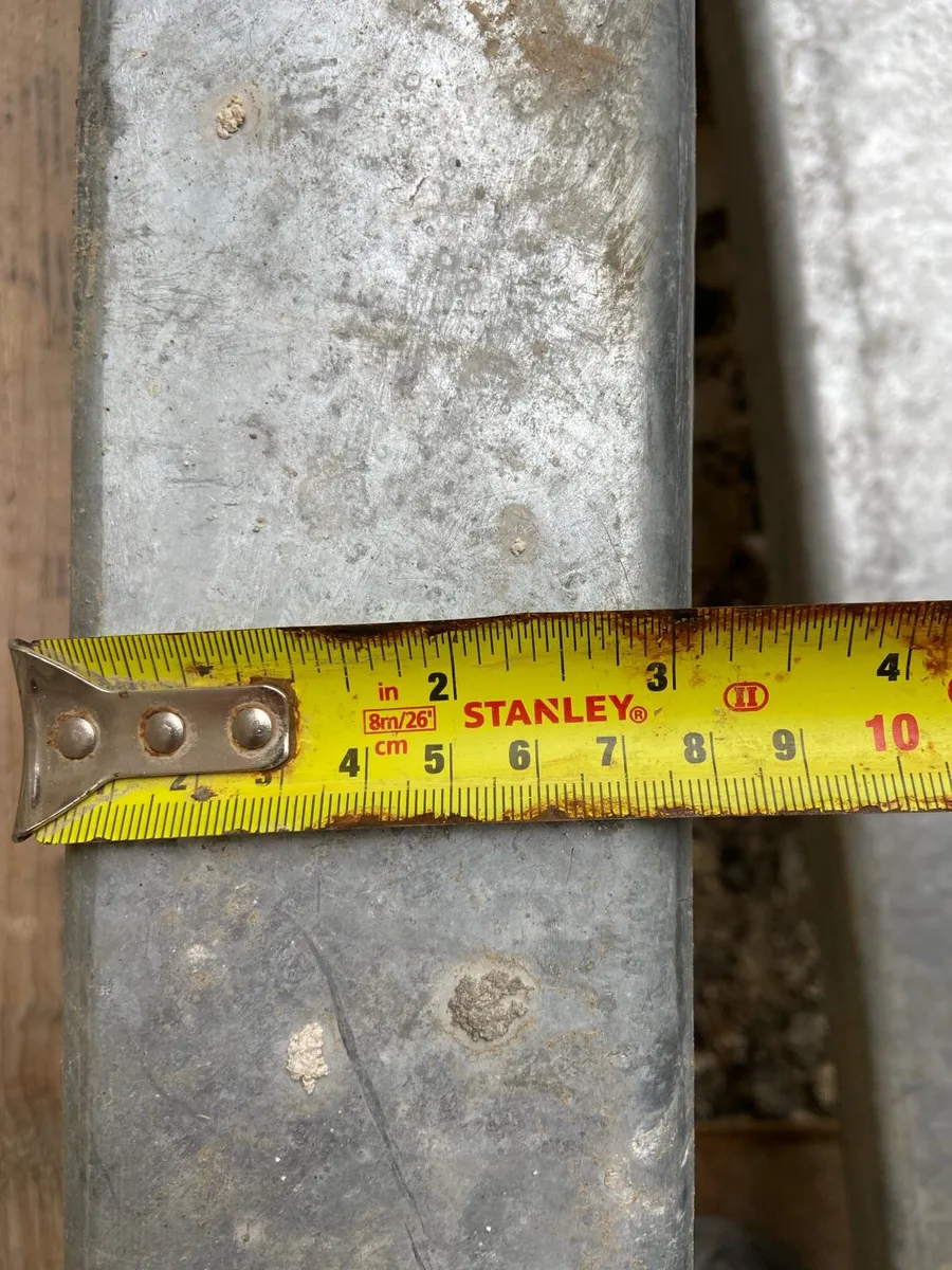 Galvanised steel post x2 - Image 4