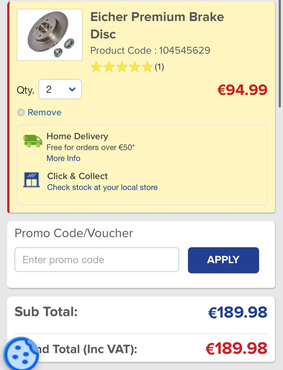 Peugeot/Citroen Brake Discs - Image 2