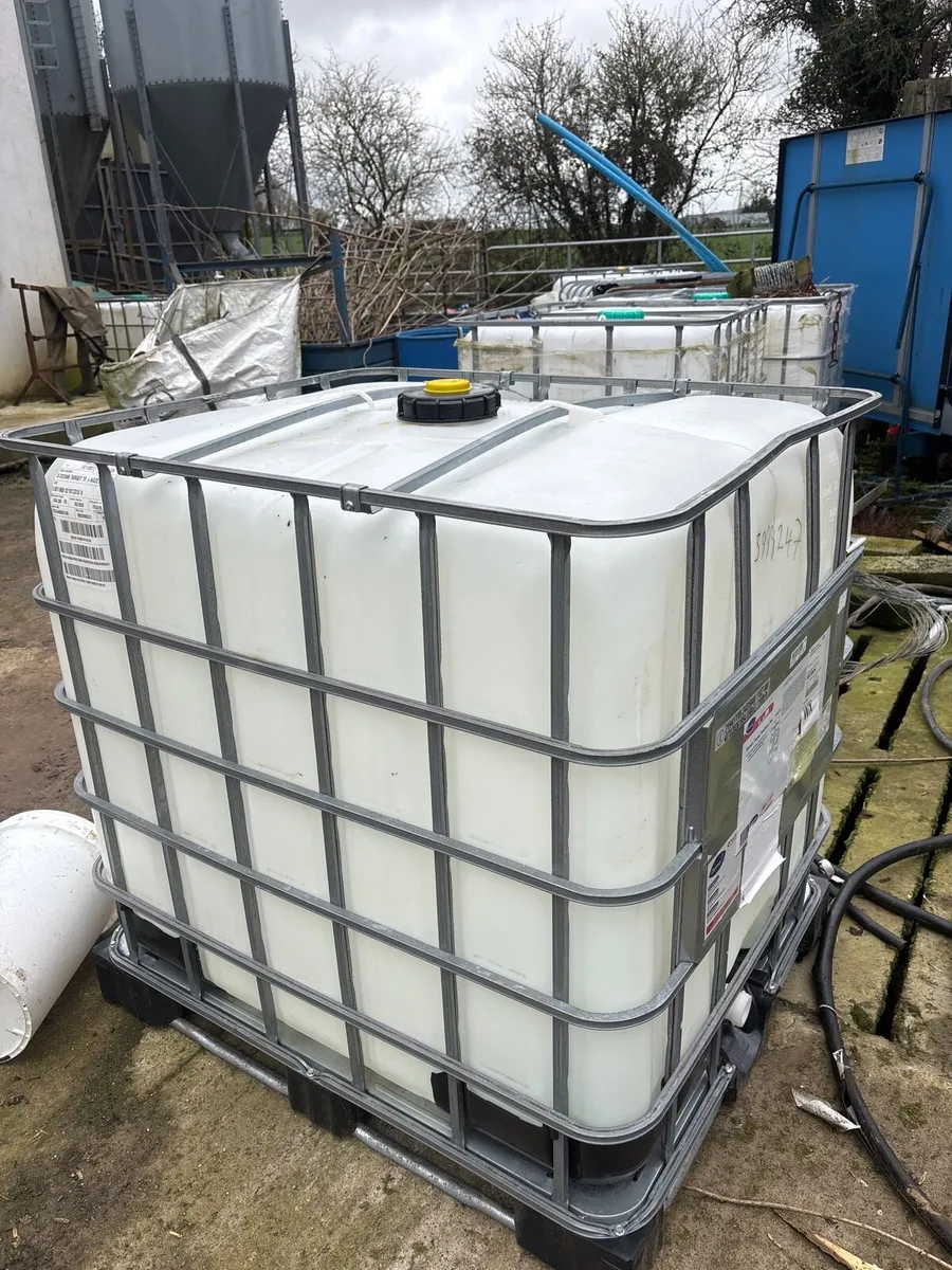 IBC Tanks and Blue Barrels - Image 1