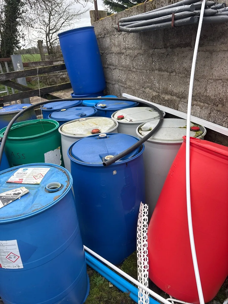 IBC Tanks and Blue Barrels - Image 2