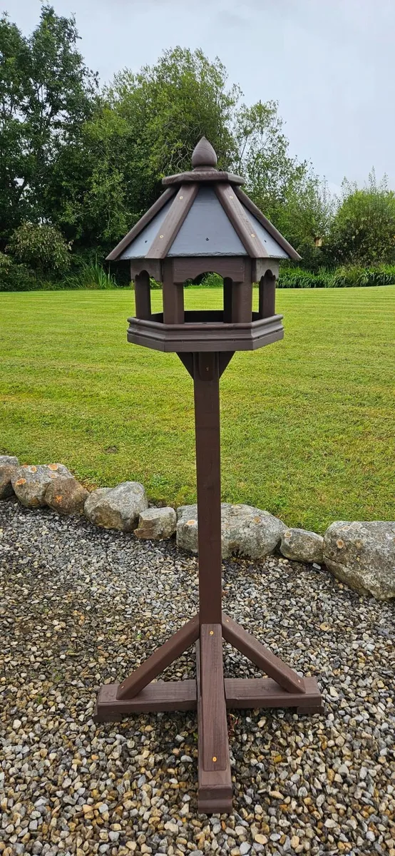 Bird Table feeders Slated Roof - colour choices. - Image 1