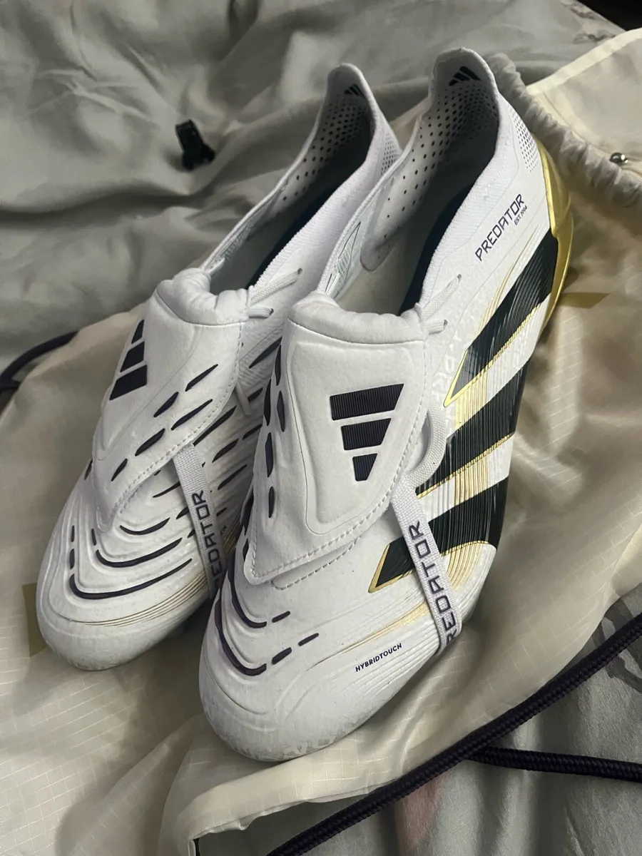 Adidas Predator Elite White and Gold - Image 1