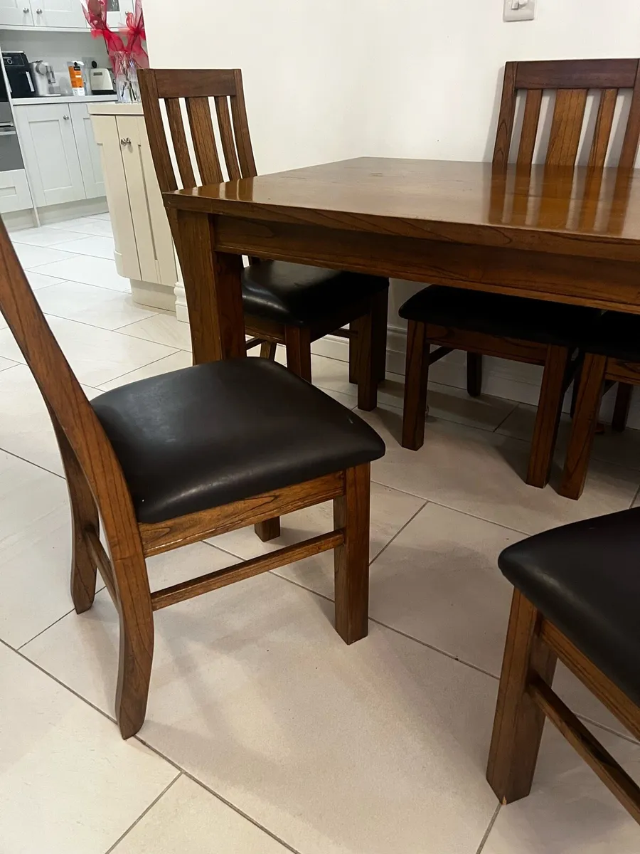 Dining Table & 6 Chairs - Image 3