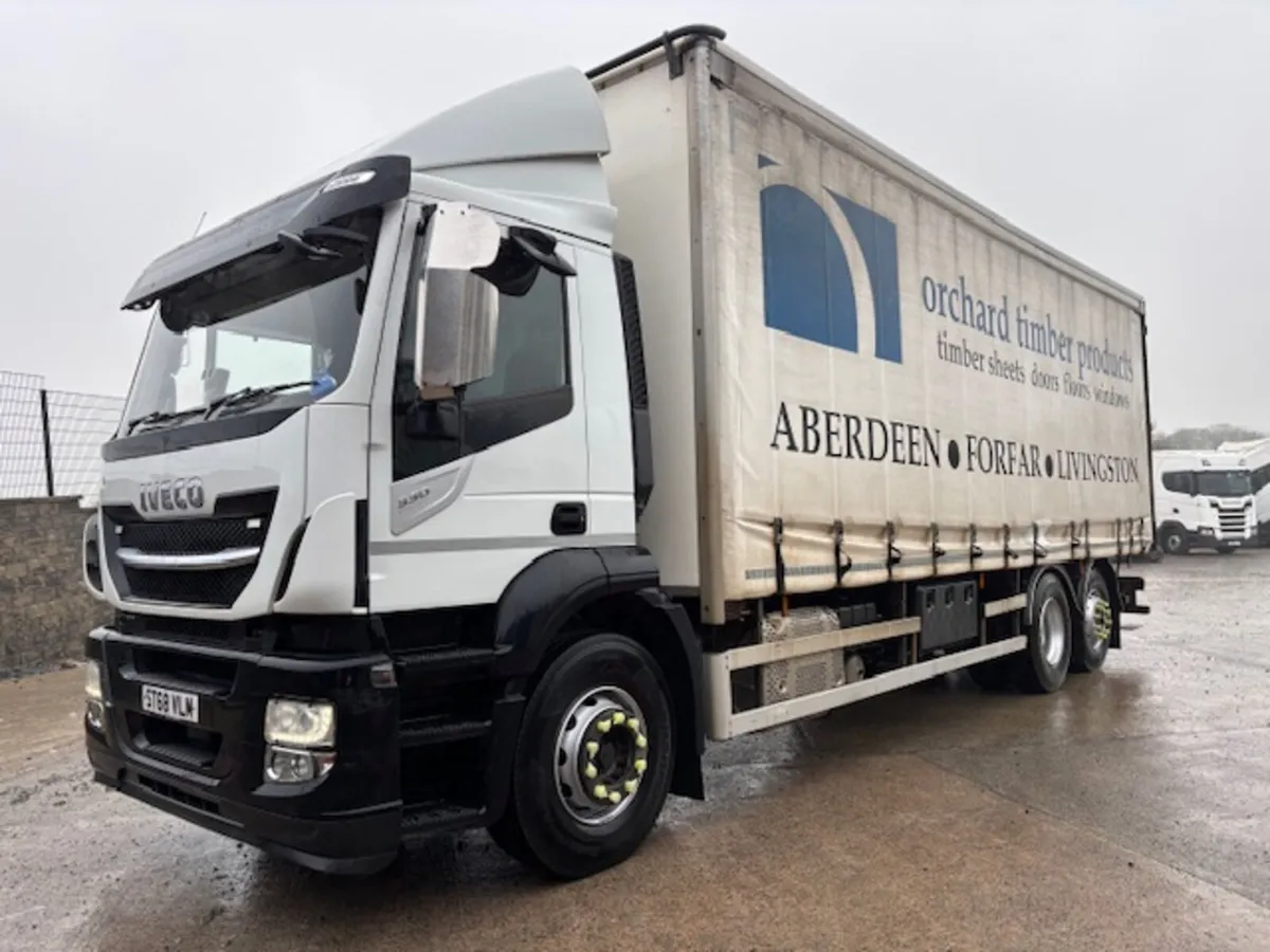 2019 IVECO STRALIS 330 6X2 CURTAIN & MOFFETT KIT - Image 3