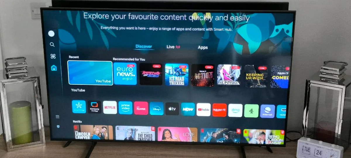 50"TV SAMSUNG, SMART,4K,HDR - Image 1