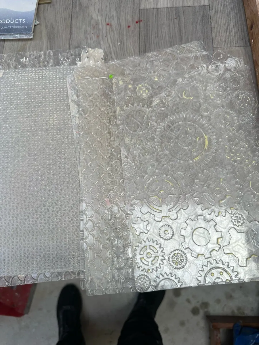 15 various textures impression mats