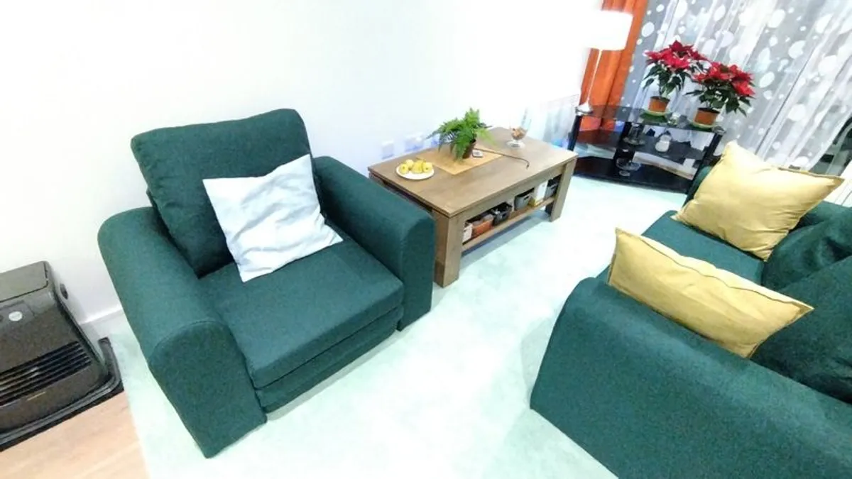 2-seater sofa bed and matching armchair - Image 2