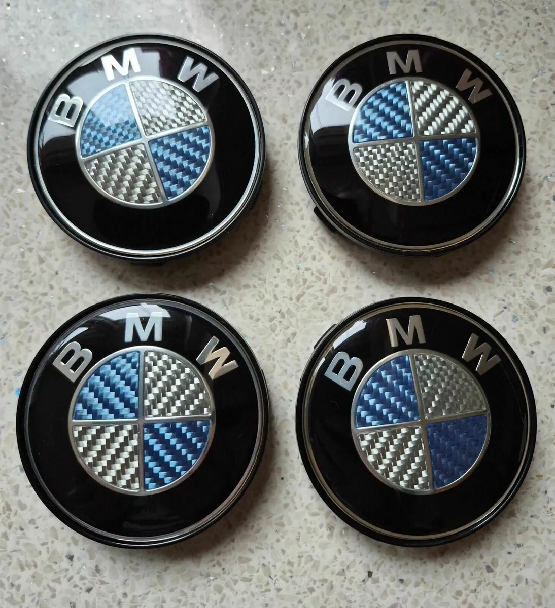 BMW Carbon Fibre Centre Caps - FREE POST - Image 1