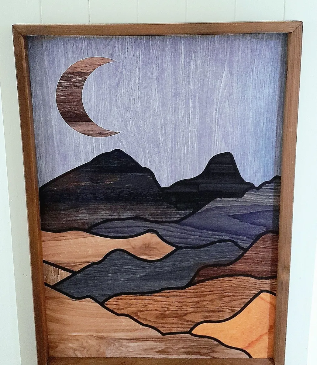 Wooden jigsaw wall art - Image 1