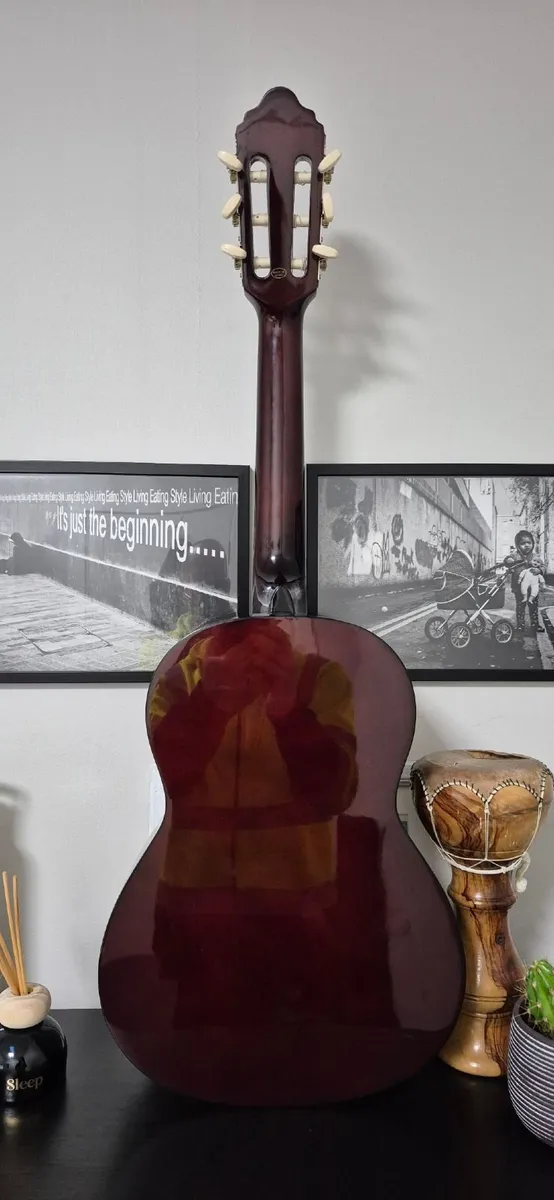 Valencia 1/2 size red classical guitar – with gigb - Image 2