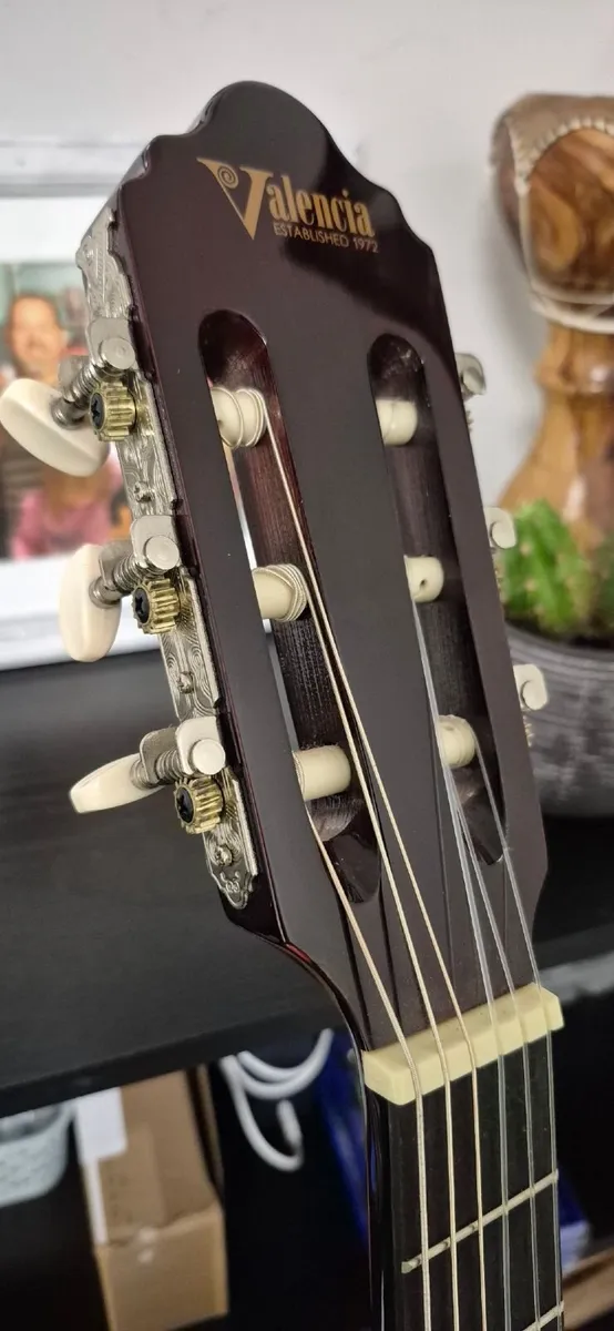 Valencia 1/2 size red classical guitar – with gigb - Image 3