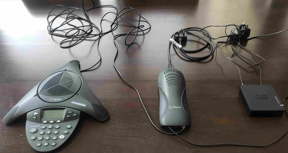 Polycom Conference Phone & Accessories; As New €60 - Image 1