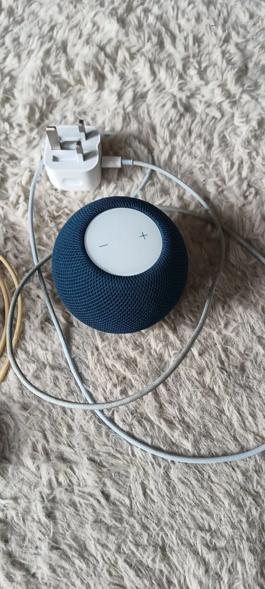 Apple HomePod Mini – Black/Blue/Yellow- Excellent - Image 3