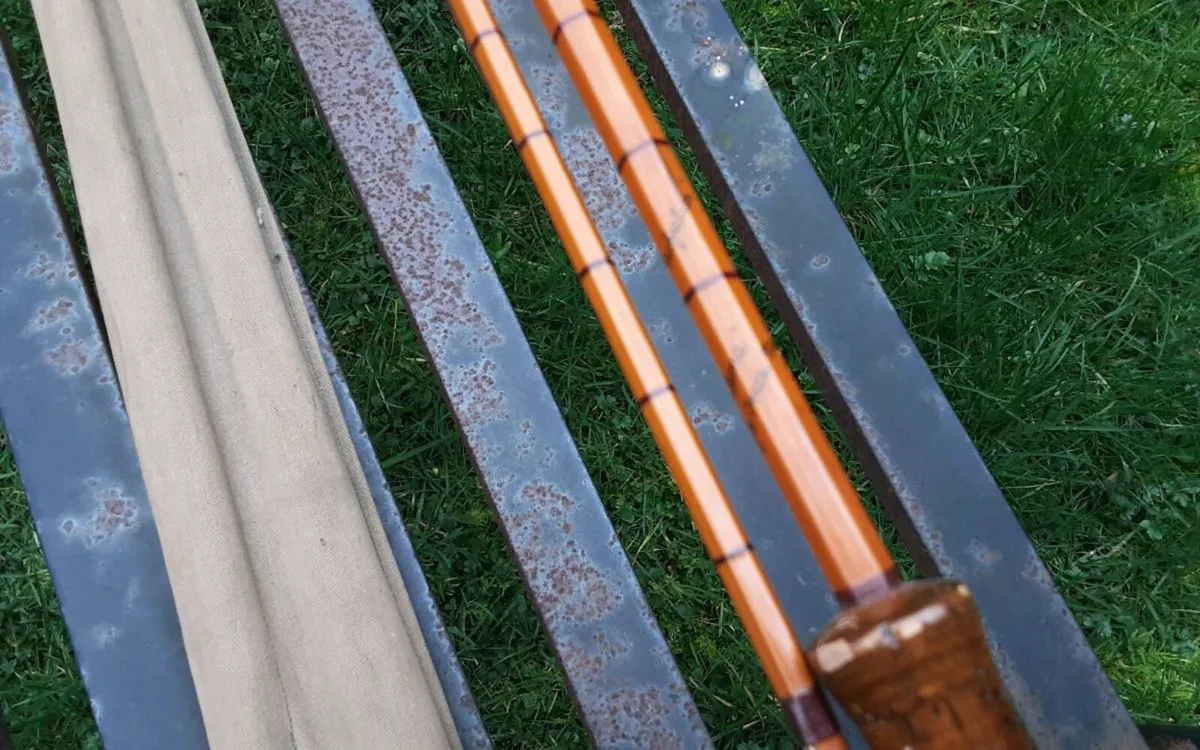 Vintage Hardy split cane rod mint condition! - Image 1