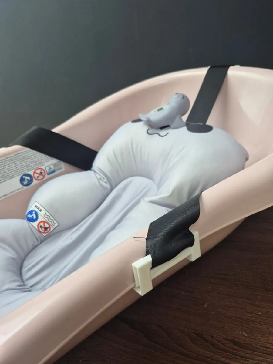 Baby bath with thermometer - Image 2