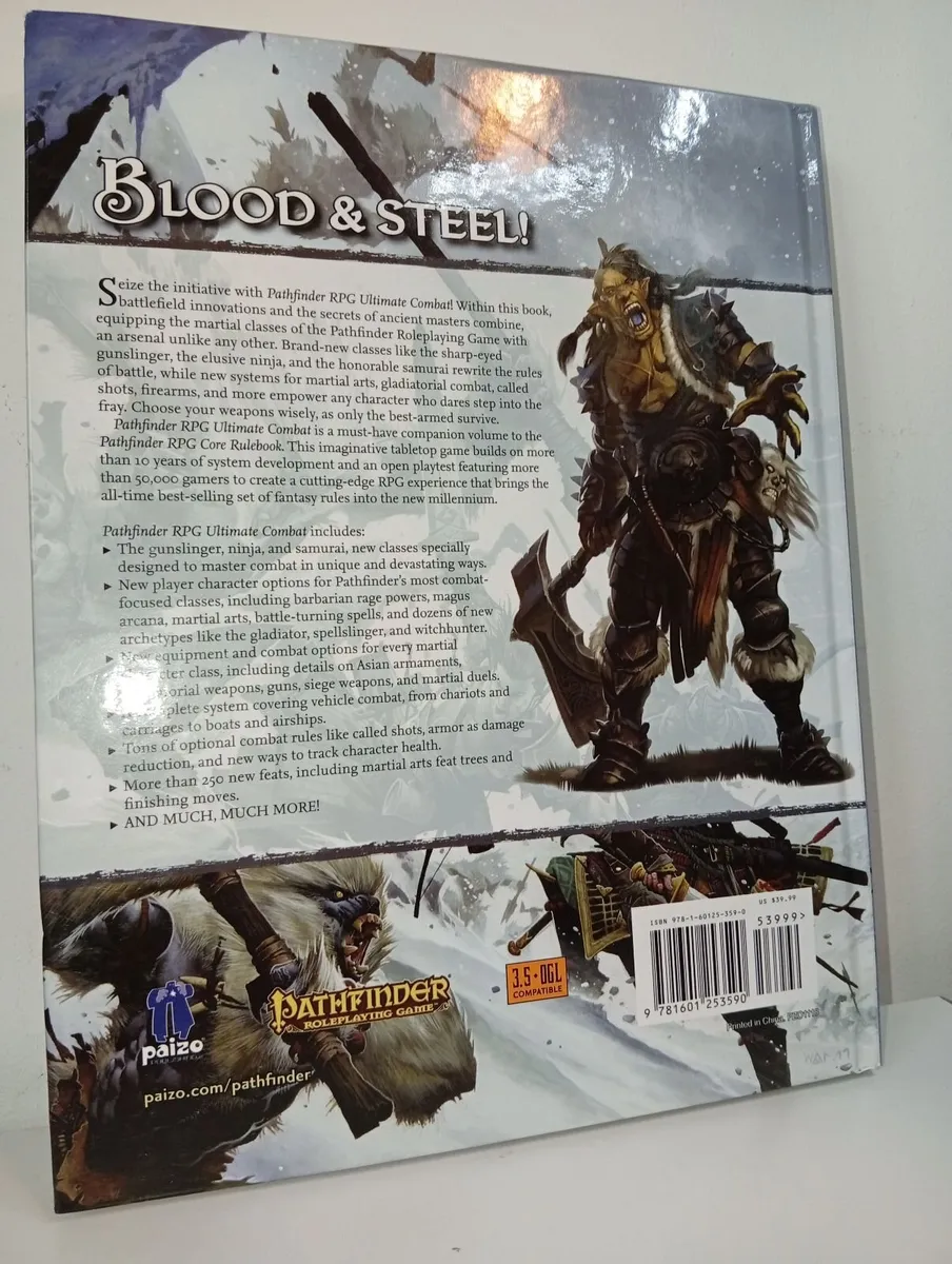 Pathfinder Paizo Rpg Book 2011 Jason Bulmahn 1st e - Image 2