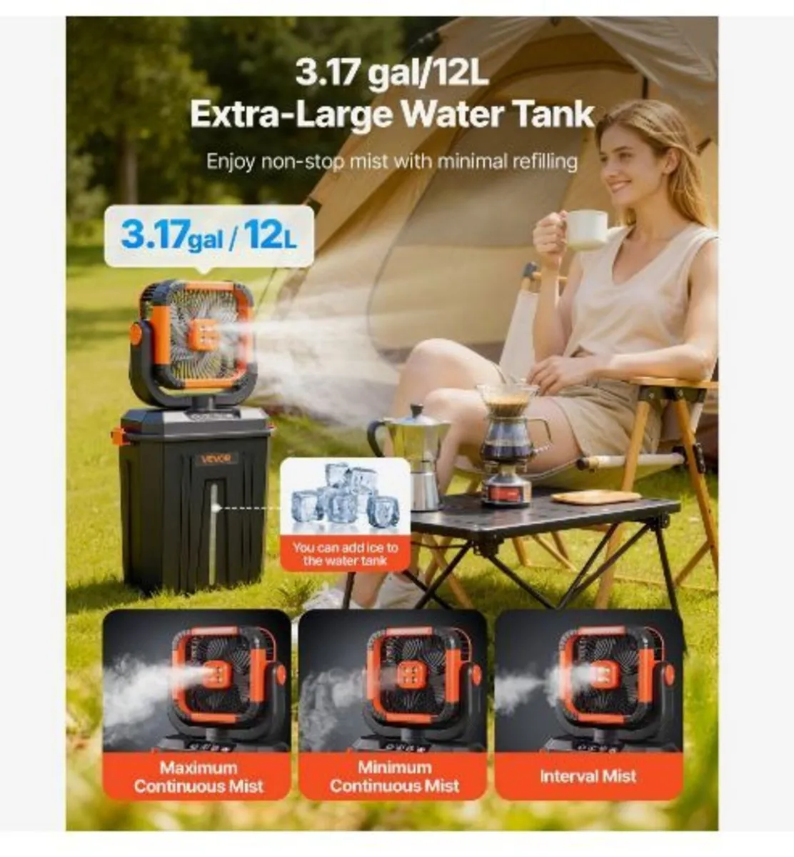 Misting Fan, 2400RPM Motor - Image 3