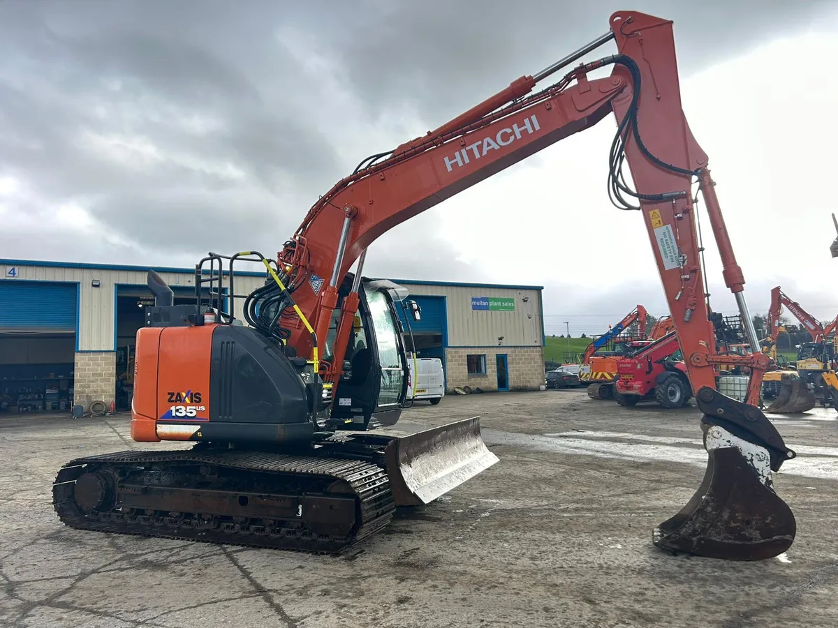 2021 Hitachi ZX135 Blade / Rotation 3000Hrs - Image 1