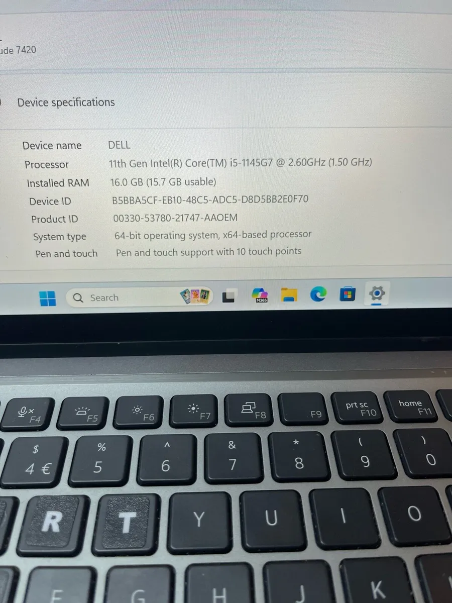 Dell laptop 2n1 Touch i5 11gen 16/256 win 11 - Image 4