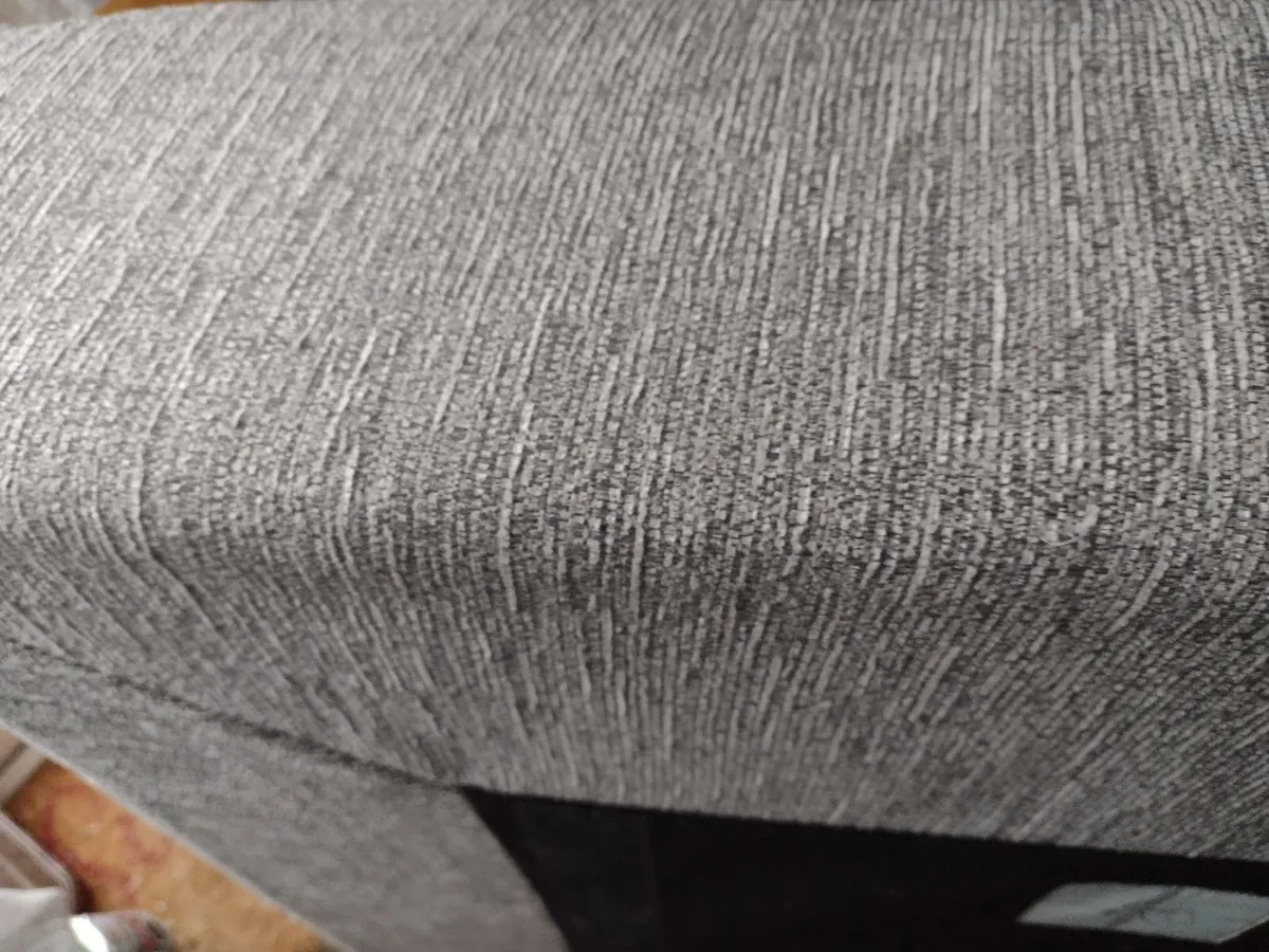 Large heavy textured padded pouffe - Image 3