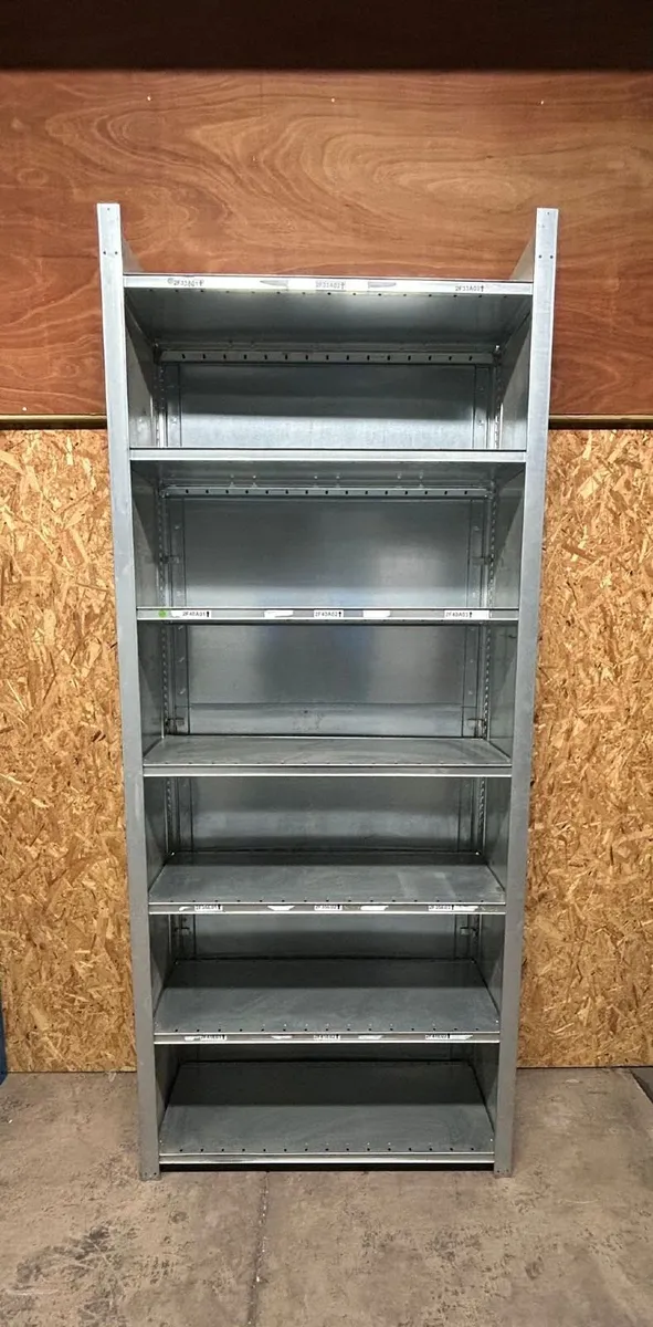 Galvanised 7 tier shelving - Image 2