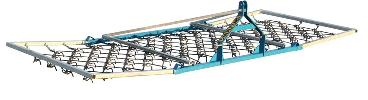 New Fleming 10' Folding Grass Harrow - Image 3