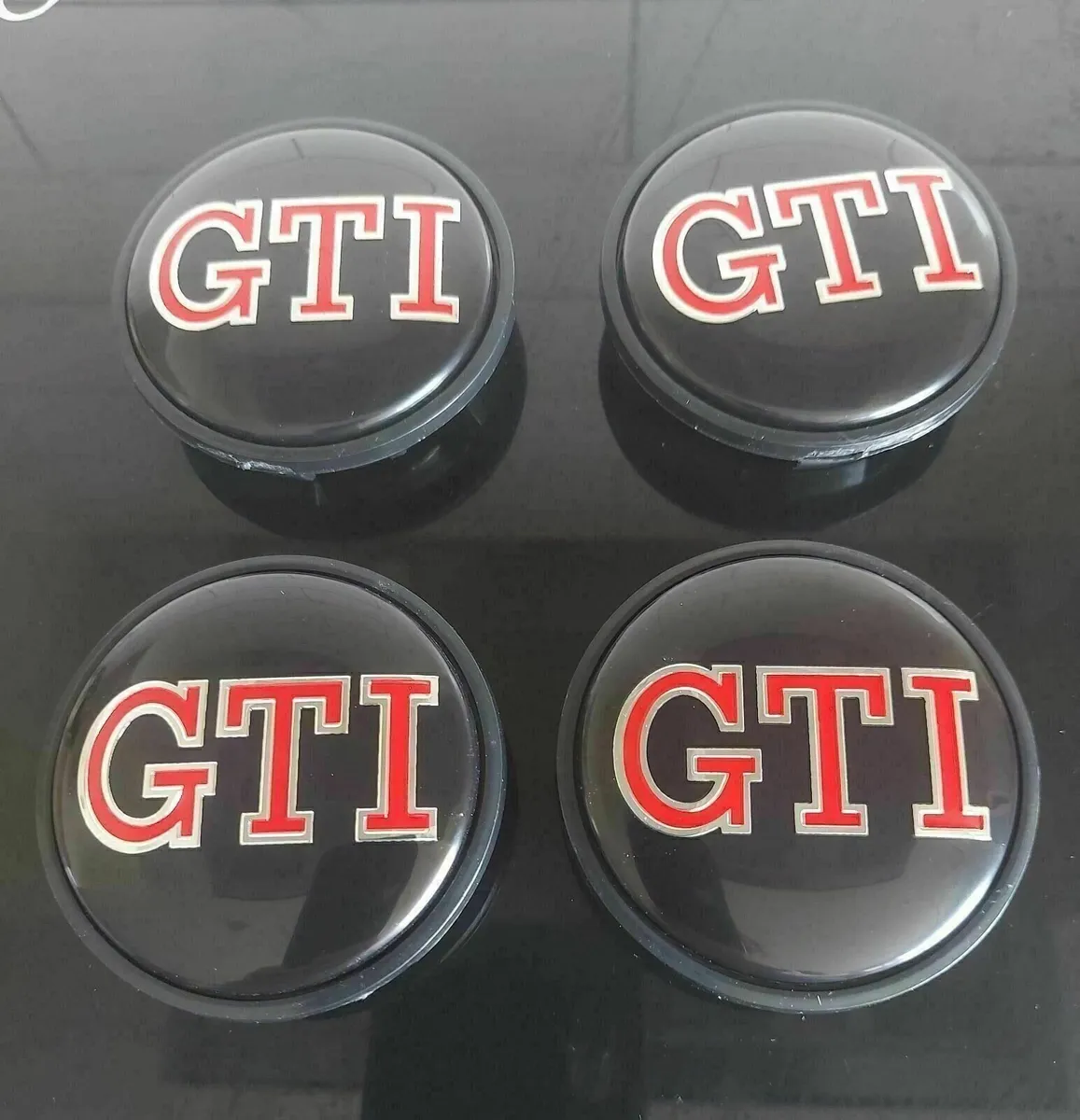 VW GTI Centre Caps - FREE POST - Image 1
