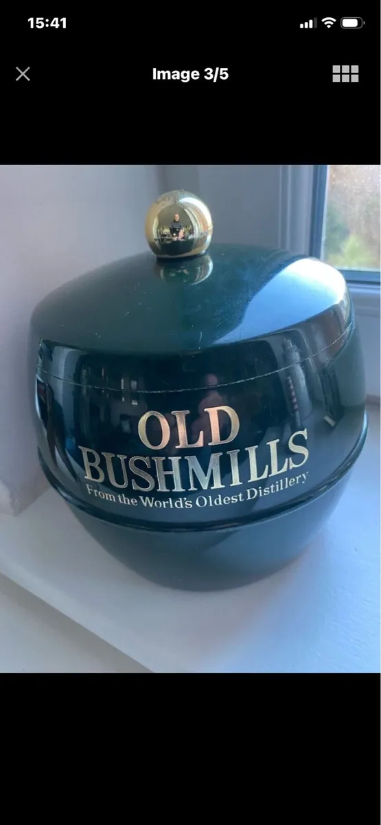 Rare Vintage Bushmills Ice Bucket - Image 3