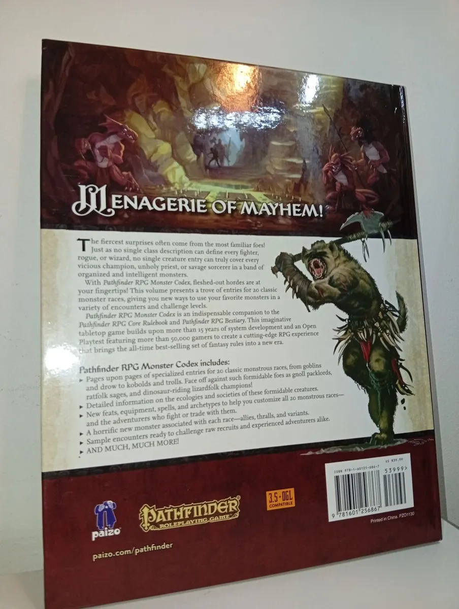 Pathfinder Paizo Rpg Book 2014 Jason Bulmahn 1st e - Image 2