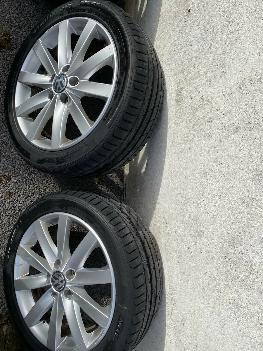 VW 17” alloys and tyres - Image 2