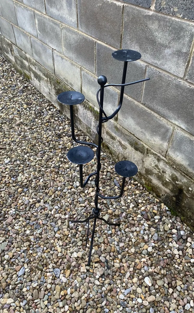 Gorgeous Cast iron Candle Holder - Image 3