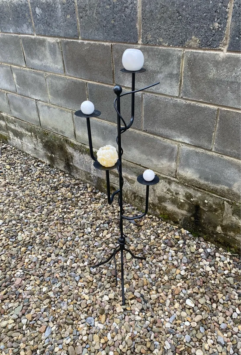 Gorgeous Cast iron Candle Holder - Image 2
