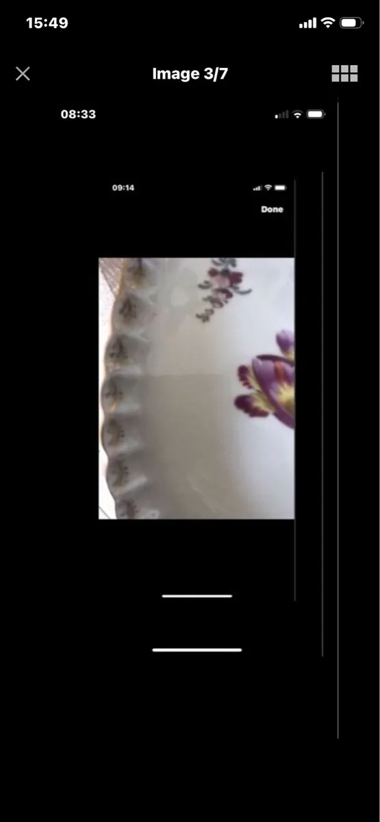 Antique Hand Painted Meissen Dish - Image 3