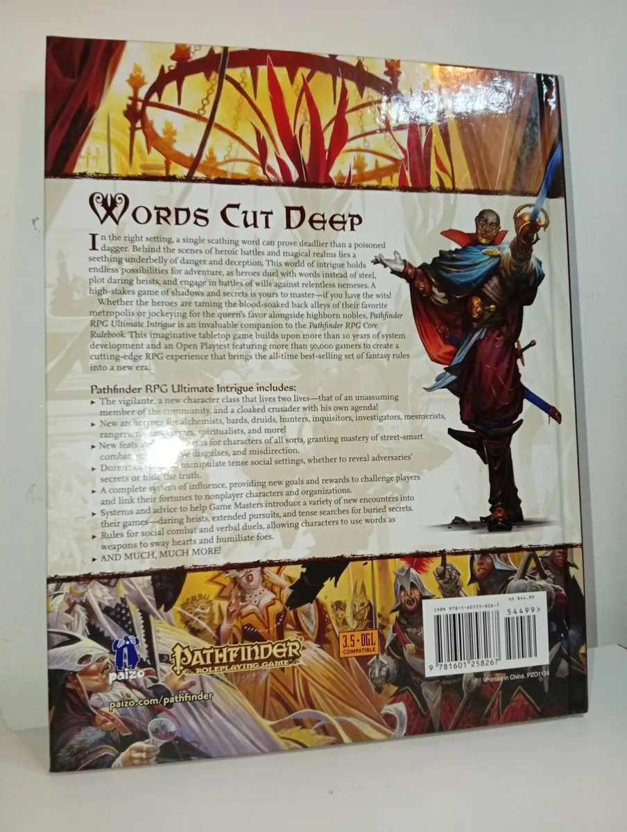 Pathfinder Paizo Rpg Book 2016 Jason Bulmahn 1st e - Image 2