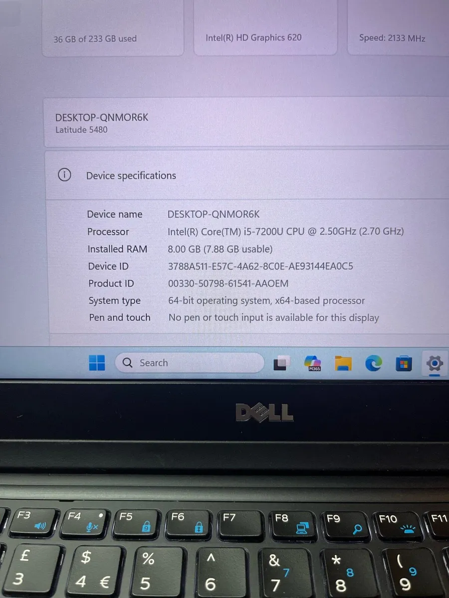 Dell laptop i5 pro 8/256 win 11 pro - Image 4