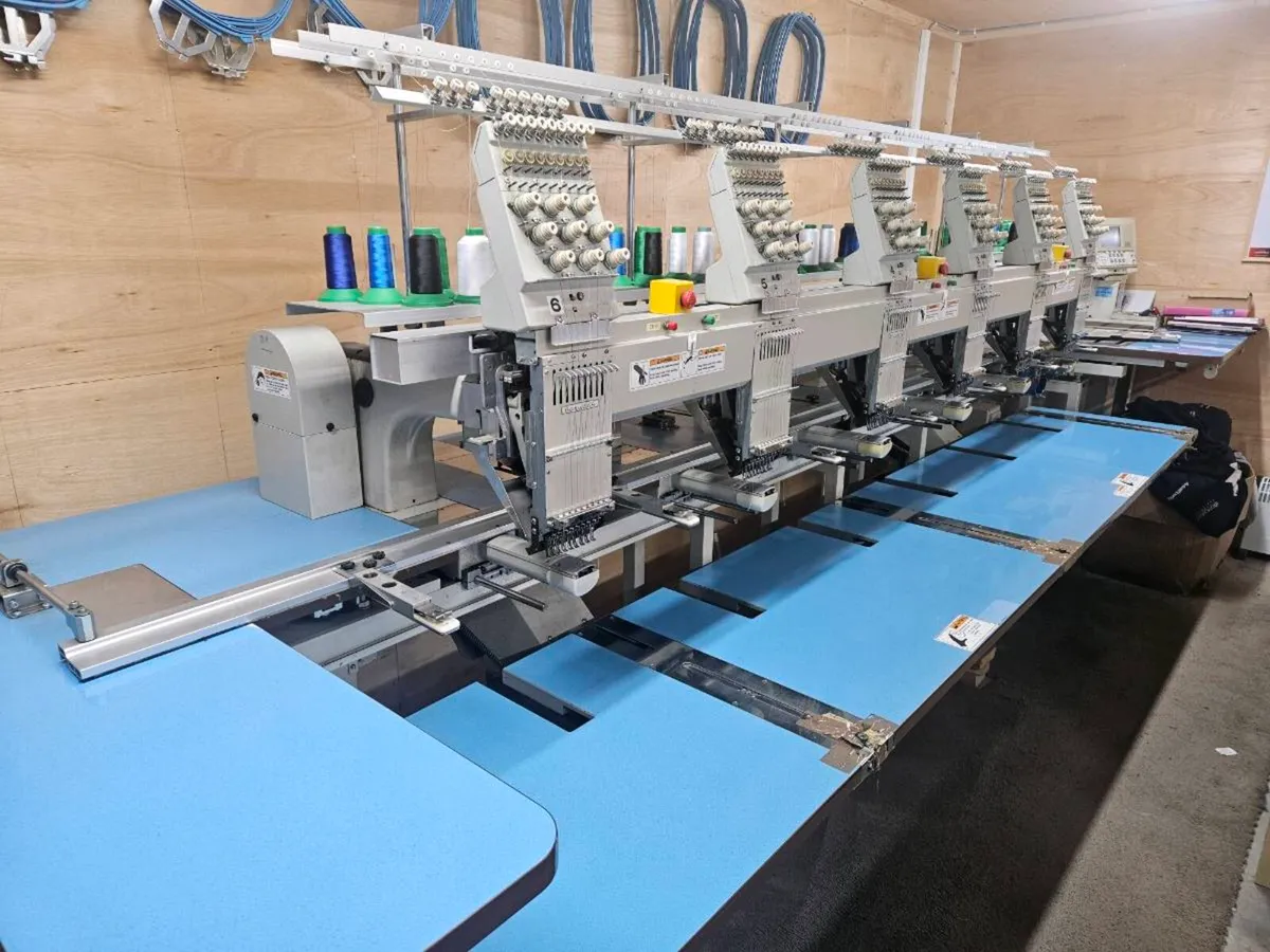 Barudan 6 Head Embroidery machine - Image 1