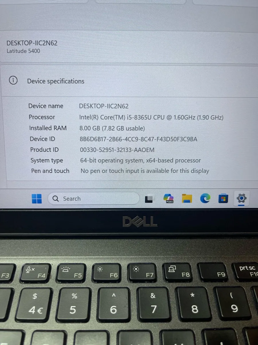 Dell laptop i5 pro 8/256 win 11 pro - Image 4