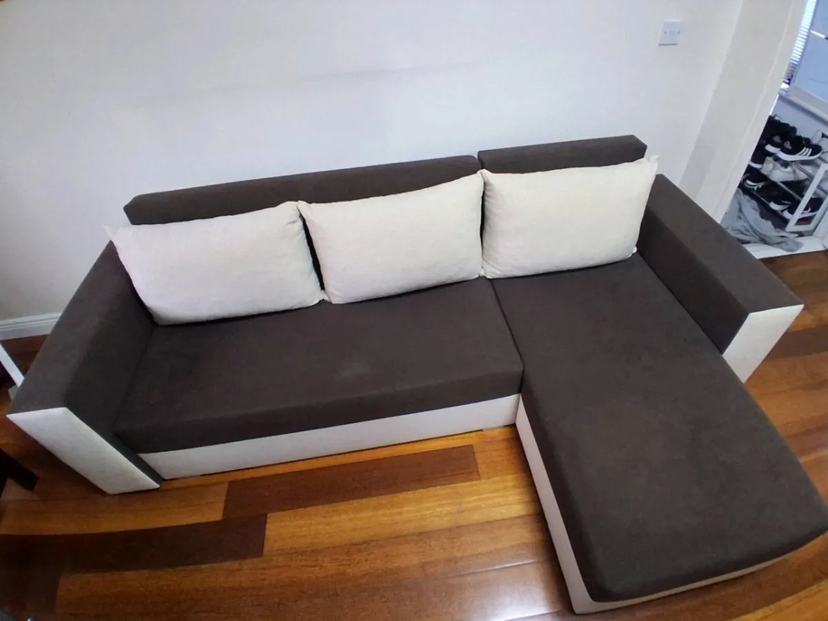 corner sofa bed,corner display unit, table - Image 2