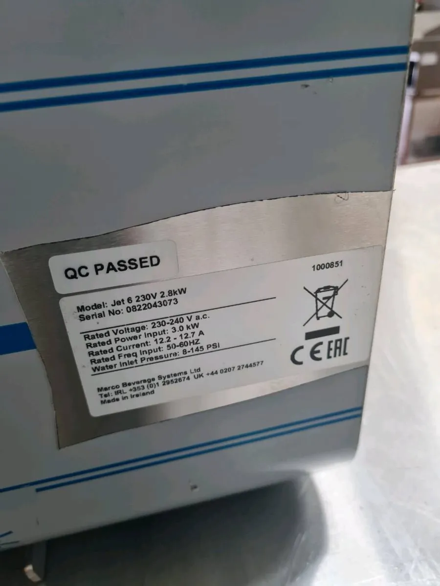 Marco JET 6 2.8kW Bulk Coffee Machine with Grinder - Image 3